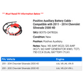 thumbnail image 2 of Positive Auxiliary Battery Cable - Compatible with 2011 - 2014 Chevy Silverado 2500 HD 2012 2013, 2 of 2
