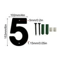thumbnail image 5 of Home Sweet Home Sign,Three-Dimensional Iron Art Number House Number Screw Home House Number Sign, 5 of 5