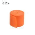 thumbnail image 3 of Uxcell Crepe Paper Streamer 32ft Long 1.37 Inch Wide, Orange 6 Pack, 3 of 5