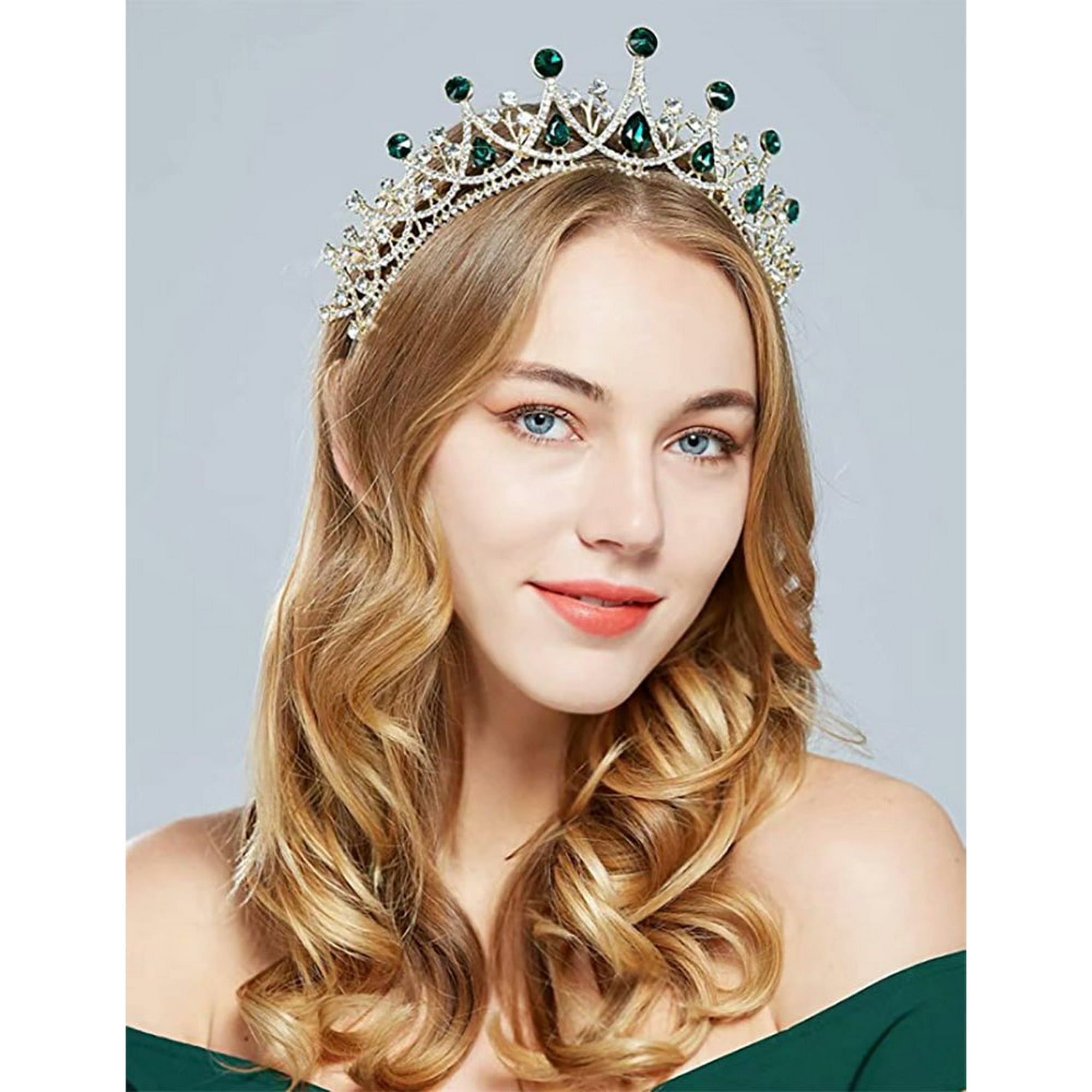 Tiare Cristal Couronne Princesse Adulte Argent - Diadème Strass Pour  Mariage, Carnaval, Fête Adjustable Taille Unique, image size:2000x2000