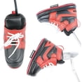 thumbnail image 6 of B Baosity Golf Blade Putter Cover Embroidered Pu Leather Headcovers Funny Shoe Shaped Fit All Brands, Black Red, 6 of 7