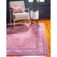thumbnail image 1 of Unique Loom 3140598 Tapis Rectangulaire Amore Austin 6 x 9 Pieds, Rose, 1 of 1