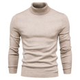 thumbnail image 2 of Pull Décontracté Automne et Hiver pour Hommes Couleur Unie Col Roulé Pull Décontracté pour Hommes Pull Transfrontalier, 2 of 7
