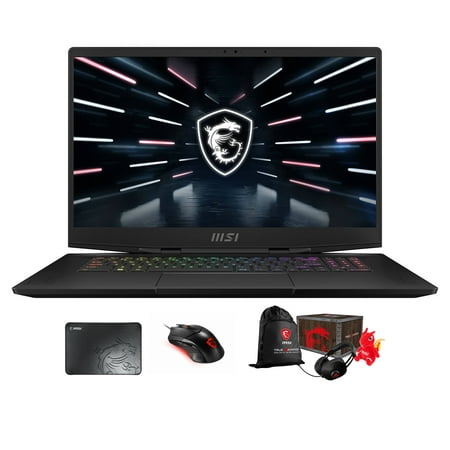 MSI Stealth GS77 -17 Gaming & Entertainment Laptop (Intel i7-12700H 14-Core, 17.3" 240Hz 2K Quad HD (2560x1440), NVIDIA RTX 3080 Ti, Win 11 Pro) with Loot Box , Clutch GM08 , Pad