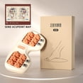 thumbnail image 1 of Xihbxyly dia del primer ministro Pie Pie Pie Pedicura Inicio Pierna Acupunto Magnético Rodillo De Cuatro Filas Pie, 1 of 2