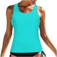thumbnail image 1 of Bikinis for Women Classic Print High Neck Tops Bathing Suit Tops For Tank Tops Swimsuits, 1 of 9