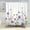 Pink and Purple, variant on Watercolor Floral Shower Curtain Set, Colorful Flower Shower Curtains for Bathroom Pastel Wildflower Bathroom Decor Polyester Fabric-72" x 72"