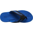 thumbnail image 7 of Norty Men's Summer Comfort Casual Thong Flat Flip Flops Sandals Slipper Shoes 40350-11D(M)US (Royal-Black), 7 of 7