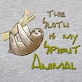 thumbnail image 3 of CafePress - The Sloth Is My Spirit Anima Long Sleeve T Shirt - Womens Baseball Tee, 3 of 4