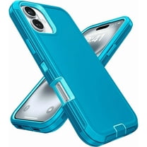 Entronix Heavy Duty Case designed for iPhone 17 - Triple Layer Bumper Cover, Protective Smartphone Accessories, Teal