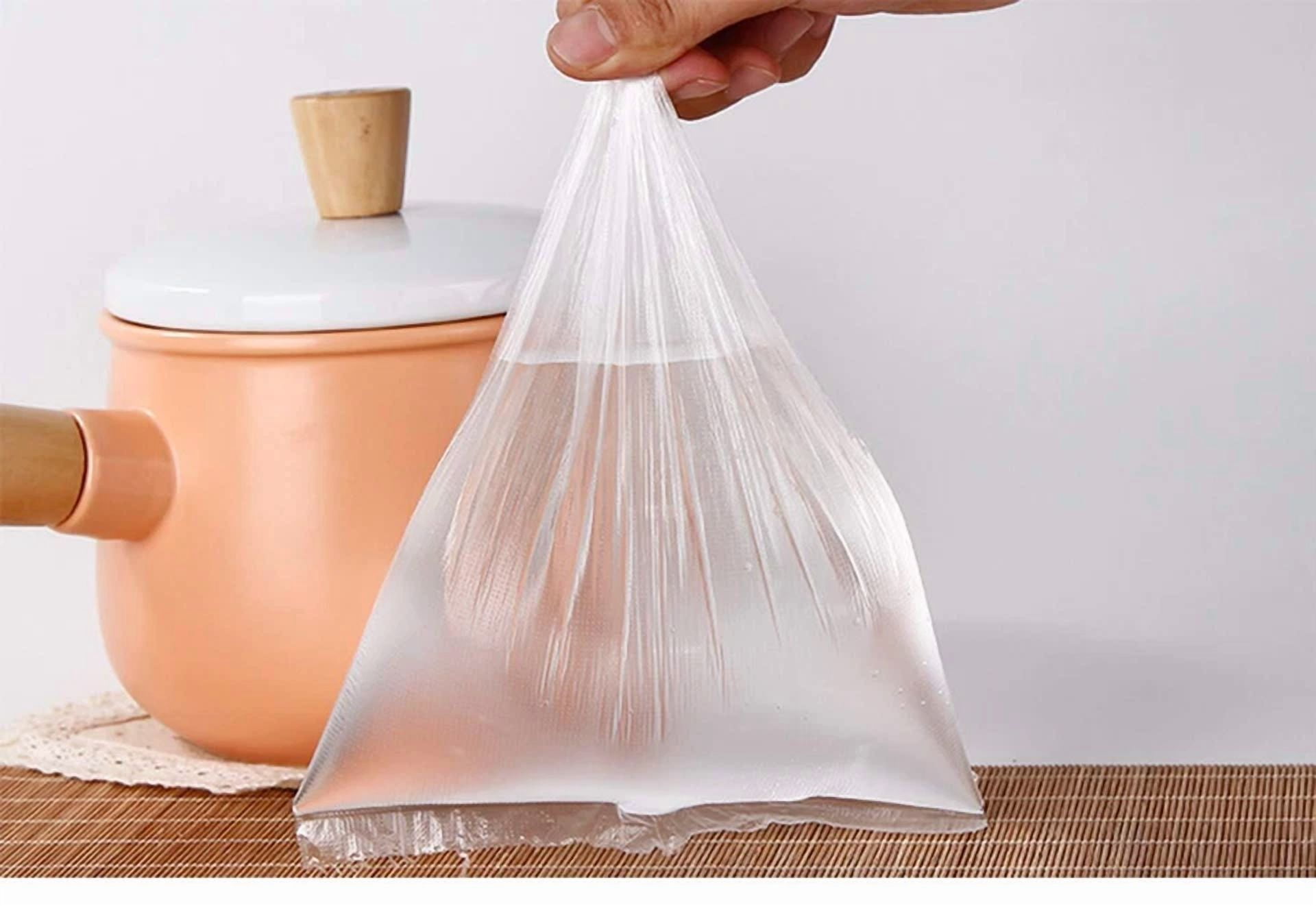 CRESTIN- 350 Clear Plastic Produce Bags On Roll 12X20 Kitchen Vegetables Food Storage