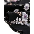 thumbnail image 5 of Allegra K Women's Peter Pan Collar A-Line Flowy Midi Chiffon Floral Dress, 5 of 5