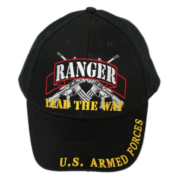 US ARMY RANGER VETERAN EMBROIDERED BASEBALL CAP HAT LEAD THE WAY