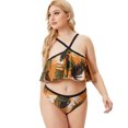 thumbnail image 2 of Trajes de baño de una pieza de talla grande para mujer Trajes de baño para mujer Traje de baño sexy con escote halter con cordones Traje de baño XL-4XL Zhivalor CZYZ-ZC339-9, 2 of 6