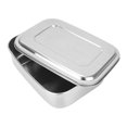 thumbnail image 1 of Billuyoard Caja de comida portátil, caja Bento para el almuerzo, contenedor de comida de acero inoxidable, caja de almacenamiento de aperitivos, lata de Mostrada Billuyoard HA8492-00B, 1 of 6