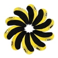 thumbnail image 3 of Juego de 10 Uds. de fundas para cabeza de hierros de Golf Cola accesorios de Golf amarillo negro, 3 of 8