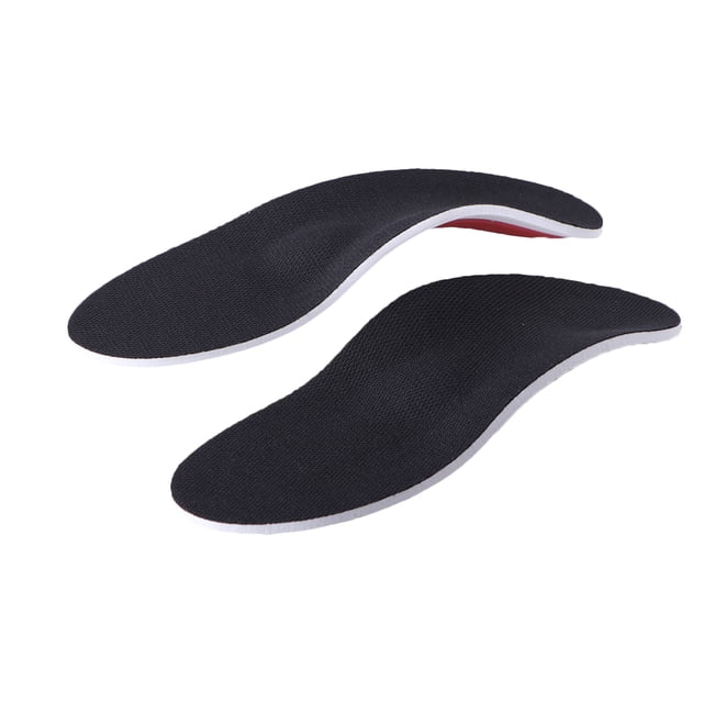 EeaseMX 1 par de plantillas para pies planos, soportes de arco, almohadillas correctoras para zapatos unisex, accesorios para el cuidado de los pies, talla S