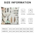 thumbnail image 5 of SHANXI Throw Pillow Covers Ethnic with s and Surface Cute for Couch Living Room 12x12in, 5 of 5