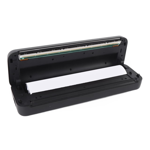 Portable Travel Thermal Printer, Inkless Mobile Printer with 1 Roll Paper for Travel Use