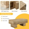 thumbnail image 5 of Newest Modern Simple Light Wood Texture Mdf Coffee Table - 43.3"X21.6"X17.2" Practical Model for Any Living Room Or Apartment, 5 of 10