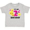 thumbnail image 3 of Inktastic Its My 2nd Birthday with Smiling Emoticons Girls Baby T-Shirt, 3 of 5
