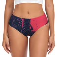 thumbnail image 1 of Fotbe Rock Skull Guitarist Calzones Estampados para Mujer – Ropa Interior de Algodón, Cómoda, Suave y Elástica-Small, 1 of 6