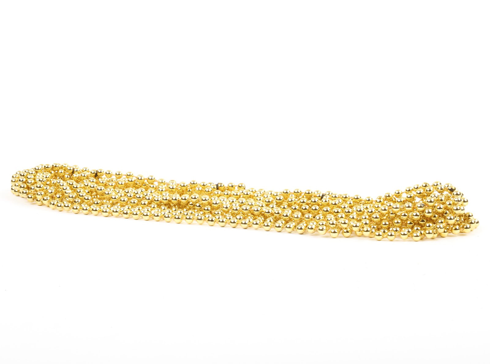 Plain Plastic Round Golden Necklace Beads, Packaging Size: 500 Gm at Rs  130/packet in Mumbai