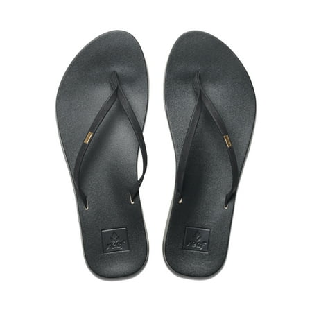 

Reef Women s Sandals Cushion Slim Black 6