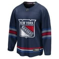 thumbnail image 2 of Men's Fanatics Navy New York Rangers Alternate Breakaway Jersey, 2 of 3