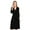 Black, variant on Monfince Women Kimono Robes Lightweight Sleep Dress Three Quarter Sleeve Bathrobe Knee Length Soft Sleepwear Ladies Loungewear S-XXL