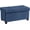 Navy Blue, variant on Ornavo Home 30 Inch Folding Storage Ottoman with Storage Bench, Large Storage Ottoman Bench, Storage Chest, Foot Rest Stool, Bedroom Bench with Storage