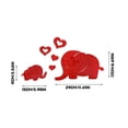 thumbnail image 2 of Buy 2 get 10% off Elephant Wall Sticker Decor Mirror Sticker DIY Decal Removable Art Baby Children Room Mural, 2 of 4