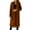 Brown, variant on Clearance!FUNUONY Trench Coat Women Long Winter Coats for Women Double Breasted Classic Lapel Outerwear Trench Coat Windbreaker Solid Jackets Long Cardigans Winter Coats Windbreaker Beige M