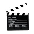 thumbnail image 4 of Pieza de claqueta de cine de Hollywood de madera negra, 4 of 4