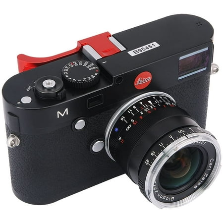 THB-M24R Metal Hot Shoe Thumb Up Rest Hand Grip for Leica M Typ240 M240, M-P Typ 240 M240P, M Typ262 M262, M-D Typ 262 Camera Red