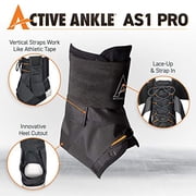 Active Ankle AS1 Pro Lace-Up Ankle Brace, White, Extra Small