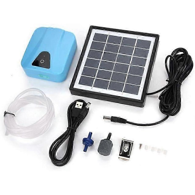 Professional Solar Pond Aerator, Oxygen Pump Pond Air Pump Oxygen Pump Solar Powered Aerator, for Garden Pond Aeration Aquariums 2L/Min