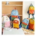 thumbnail image 3 of FUZHIQ Color Block School Backpack for Ages 3rd 4th 5th 6th Grade Multi Compartment Bookbag Elementary Middle School Back to School, 3 of 7