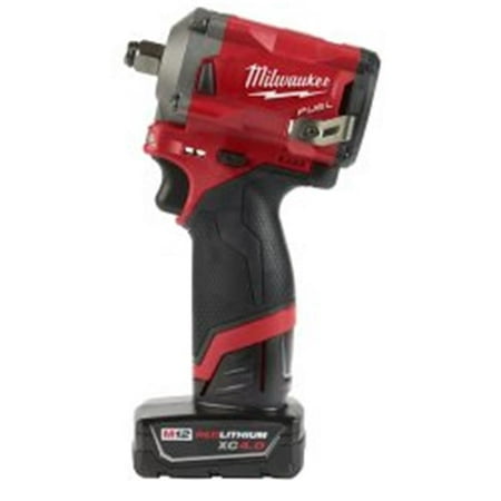 Milwaukee Electric Tools MLW2555-22 0.5 in. M12 Fuel Stubby Impact Wrench