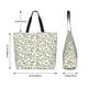 thumbnail image 5 of Fotbe Ducky Bolsa Tote Estética de Lona con Estampado para Mujer - Bolsa Reutilizable de Hombro Casual para Vacaciones, Compras, Trabajo y Gimnasio, 5 of 8