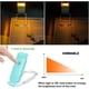 thumbnail image 4 of Lámpara de lectura LED con clip, lámpara de lectura para cabecera, luz suave y agradable para la vista, recargable por USB, 2 configuraciones de brillo para protección ocular, luz LED, azul, 4 of 5