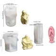 thumbnail image 5 of lanema Flexible Silicone Mold For Artistic Candle Making Mother Figure Candle Mold, 5 of 14