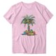thumbnail image 5 of Blusas de Manga Corta para las Mujeres Divertida Impresión Cuello Redondo Camiseta Vintage, Blusas de Primavera para las Mujeres, 5 of 6