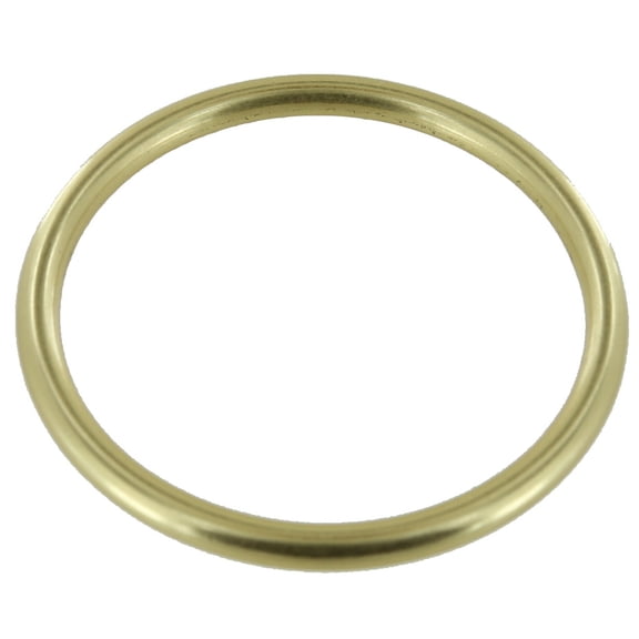 ORT Natural Brass, Thin O-Ring, Solid Brass-LL, 2-1/2"