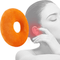 thumbnail image 5 of Numjaw Ear Piercing Pillow, 9" O-Shaped Pillow with Ear Holes, Doughnut Pillow for Ear Piercing, Side Sleepers, Relieve Ear Pain, Ear Inflammation (Orange), 5 of 7