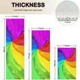 thumbnail image 4 of Rainbow Tie Dye Spiral Pattern Kitchen Rugs Sets Of 3,Kitchen Runner Rugs Non Skid Washable,Decorative Kitchen Floor Mats for Kitchen,Sink,Laundry,17"x30"+ 17"x47" + 17"x59", 4 of 6