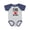 Baseball Heather and Navy, variant on Meme and Papaw Grandchild Boys or Girls Baby Bodysuit