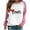 Pink-2, variant on Aofany Valentine's Day Sweatshirt Women Plus Size Pullover Heart Graphic Shirts Casual Long Sleeve Tops