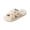 02#Khaki, variant on Cute Star Embroidery Fuzzy Slippers For Women Crisscross Strap Open Toe Fluffy Plush Warm Slip On Casual Autumn Winter Indoor Slides
