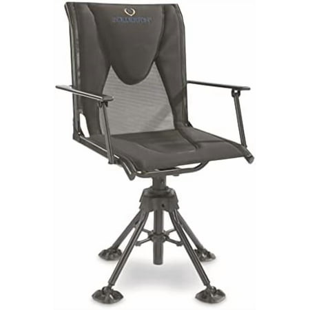 360° Swivel Hunting Blind Chair with Armrests 300 lbs Capacity Folding Lightweight Portable Padded Cushion Hunting Seat Hunt Gear and Equipment$$Other